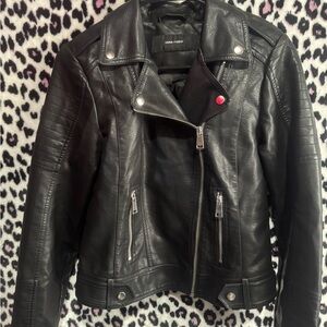 Vero Moda Classic Black Leather Jacket